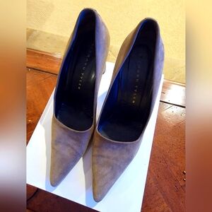 Richard Tyler Light Brown Suede Pumps 8.5M - FREE SHIPPING